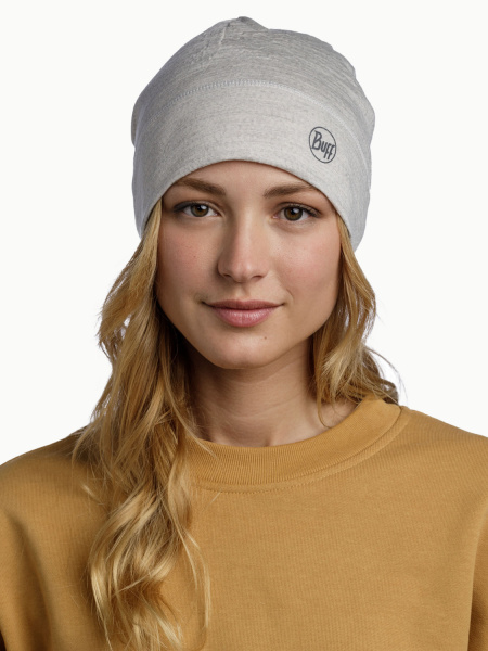 Шапка Buff Merino Lightweight (Solid Cloud)